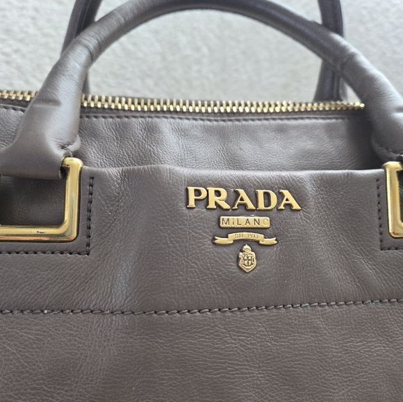 Prada Brown Leather Bag - Picture 9 of 17